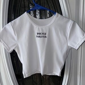 White Cropped Darc Sport